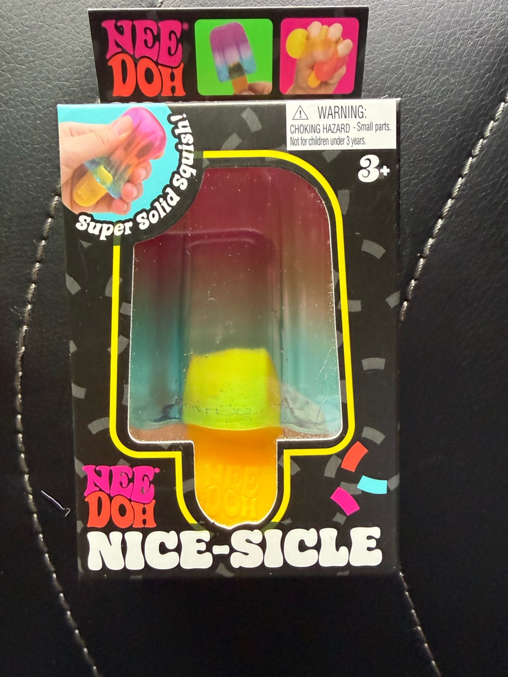 Needoh Neon Nice-sicle Super Squishy Popsicle Toy - Yellow, Teal, Pink